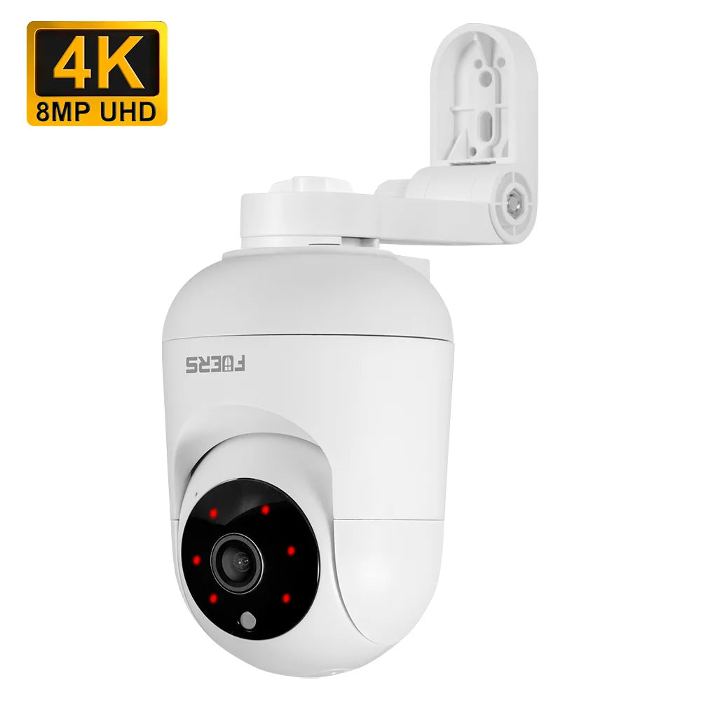Camera 4K 8Mp avec suivie , Zoom et Vision Nocturne