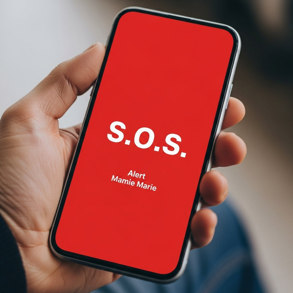 Tirette d'urgence S.O.S. avec bouton