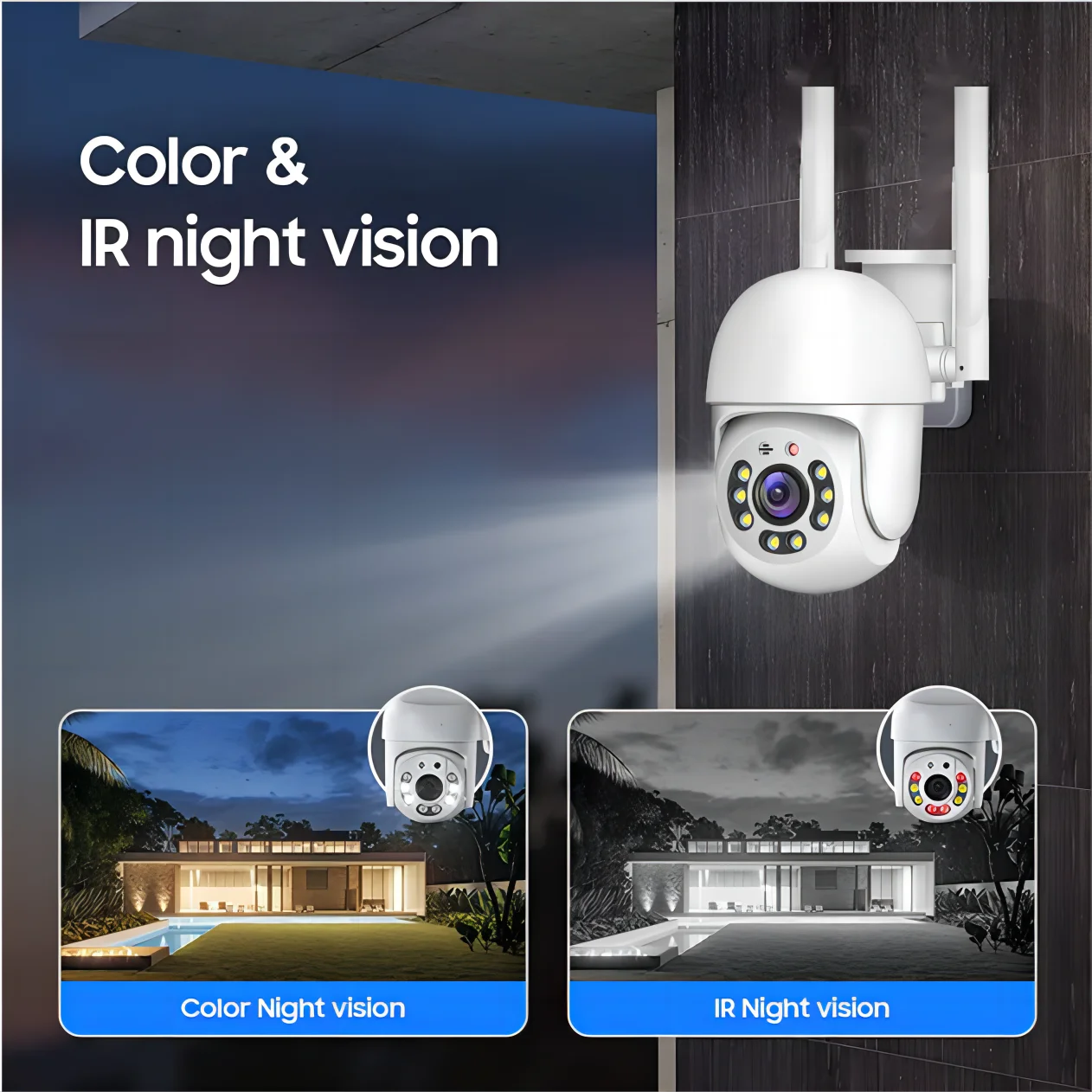 Camera 3 Mp ou 4 Mp  IP66 Waterproof Dual-band