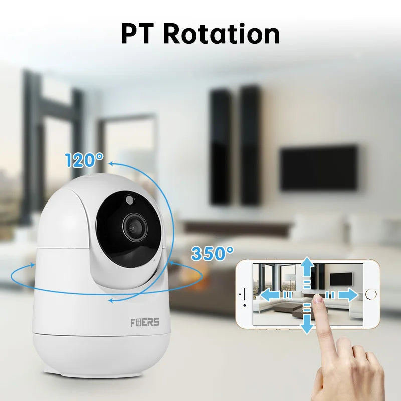 Camera 4K 8Mp avec suivie , Zoom et Vision Nocturne