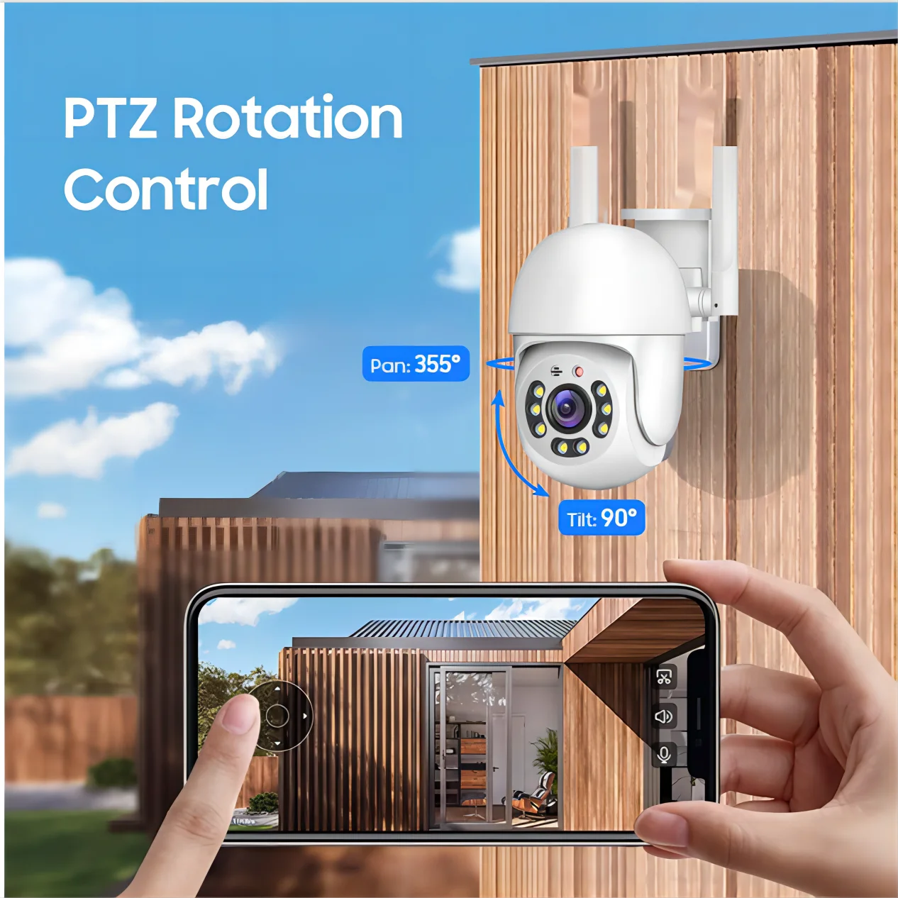 Camera 3 Mp ou 4 Mp  IP66 Waterproof Dual-band