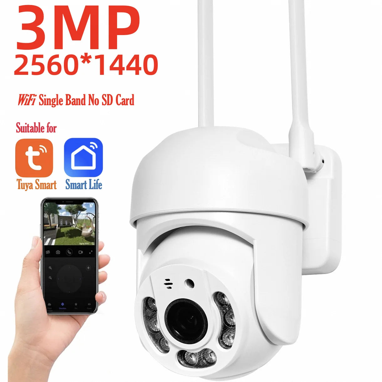 Camera 3 Mp ou 4 Mp  IP66 Waterproof Dual-band