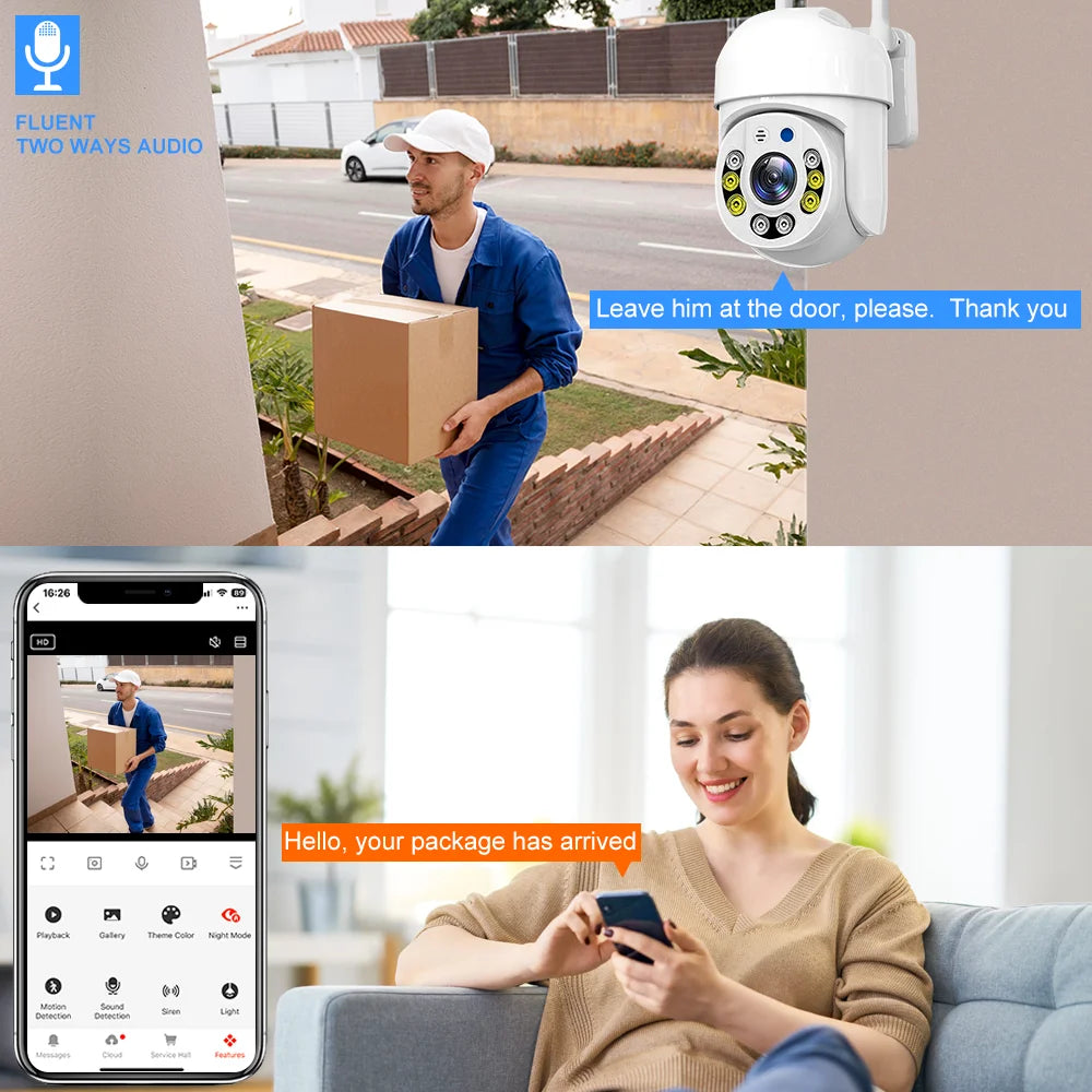 Camera 3 Mp ou 4 Mp  IP66 Waterproof Dual-band