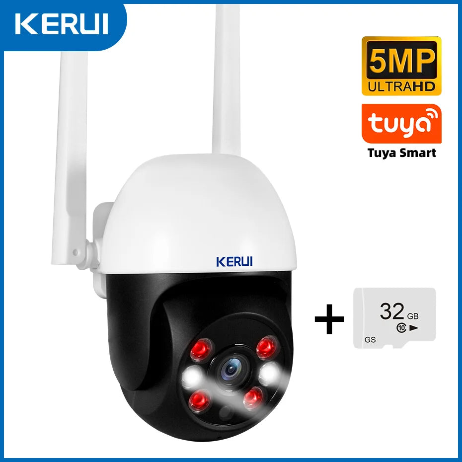 Camera 5MP Extérieur orientable à distance vison nocturne 20 Mètres