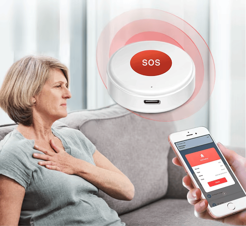 Bouton d'appel d'urgence SOS