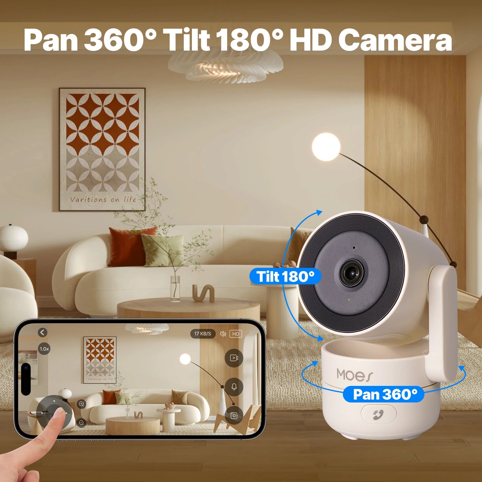 Camera de surveillance intérieur de 4 Mp
