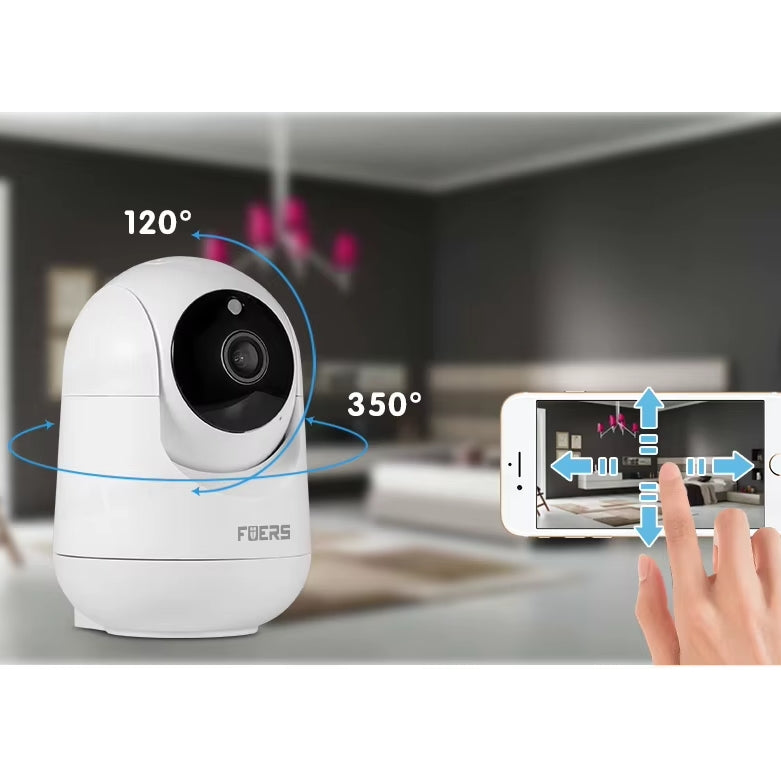 Camera 4K 8Mp avec suivie , Zoom et Vision Nocturne