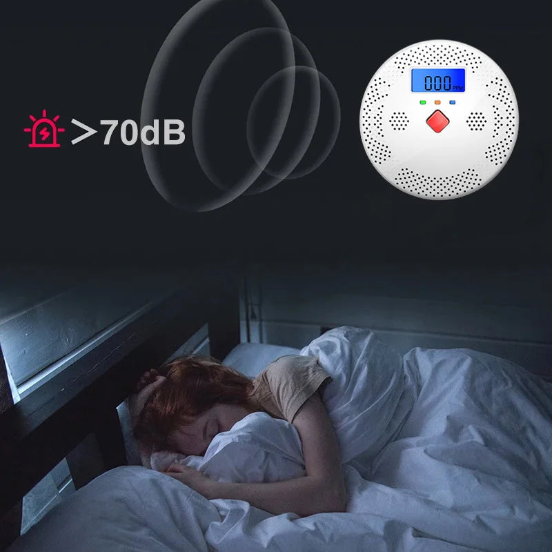 Détecteur d'alarme intelligent de monoxyde de carbone